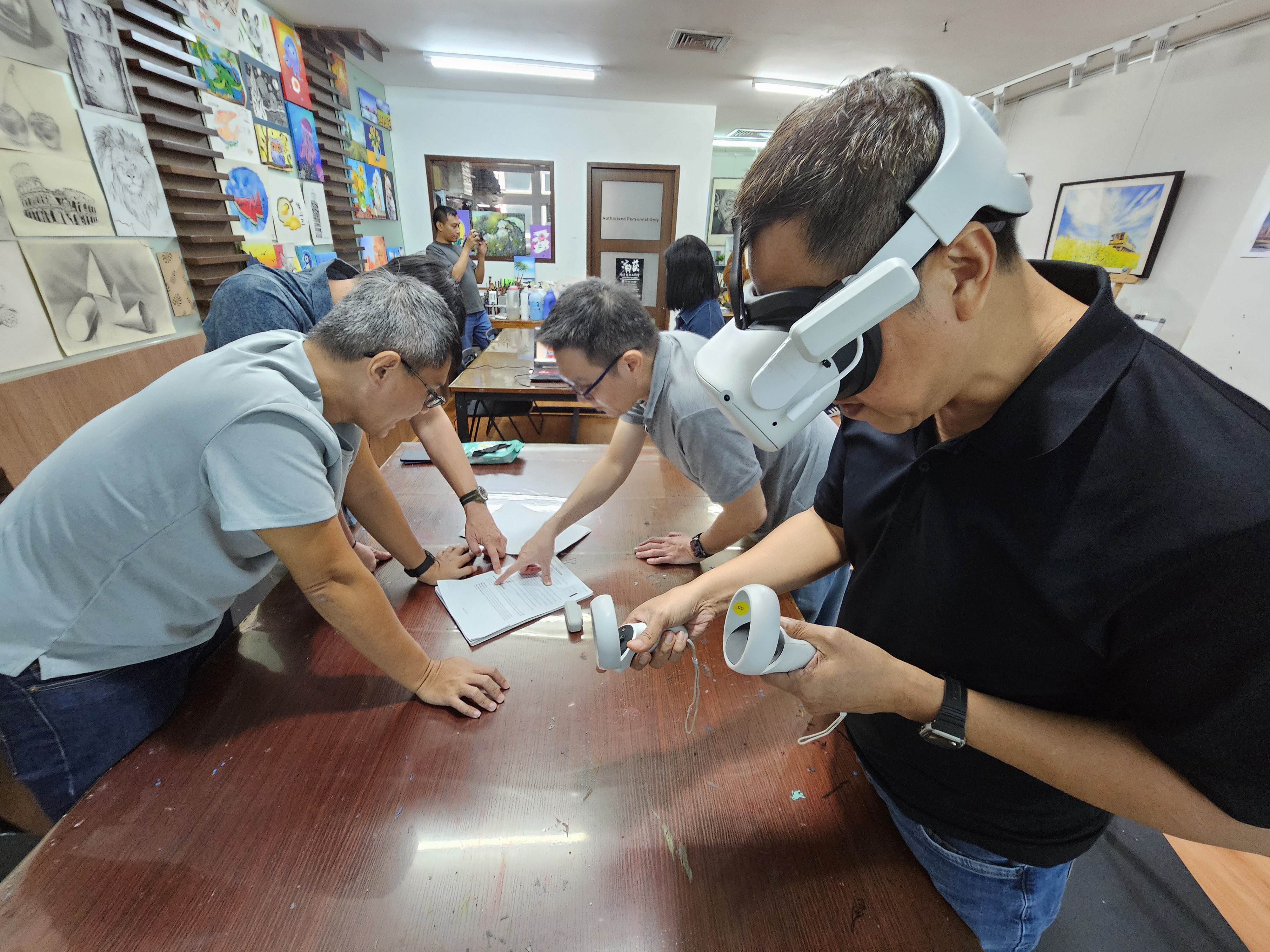 teachers vr workshop by the vr club singapore